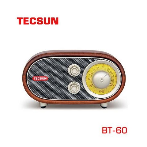 speaker bluetooth tecsun BT60 radio classic HiFi radio kayu asli ori AWLTP