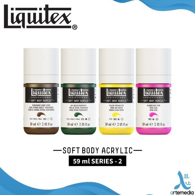 

Sale Cat Akrilik Liquitex Soft Body 59Ml Series 2 Acrylic Color - 02/02