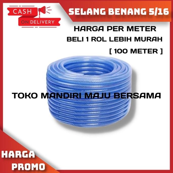 1 ROLL SELANG 5/16 MURAH / SELANG AIR POMPA DC / IRIGASI yan