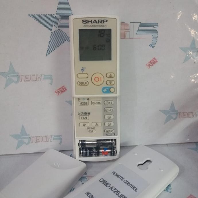 REMOTE AC SHARP PLASMACLUSTER ORIGINAL CRMC -A726 JBEZ