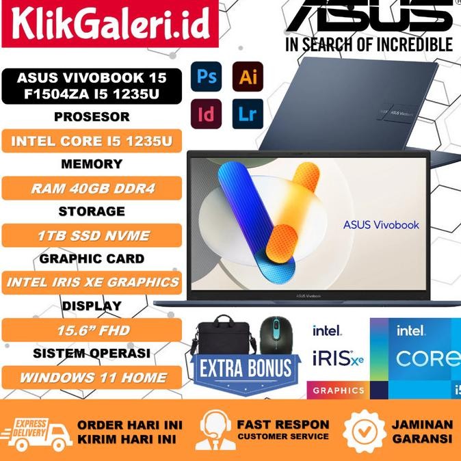 LAPTOP GEN 11 ASUS F1500EA FHD i5 1135G7 8GB 512GB SSD WIN11 BIMS