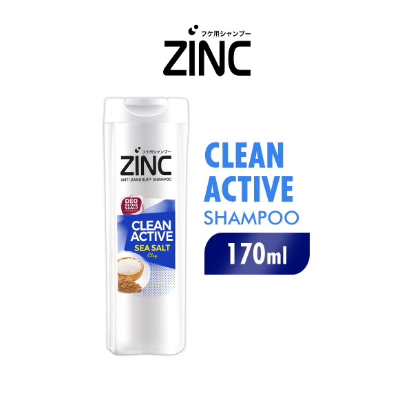 Zinc Shampoo Clean Active Botol 170 ml
