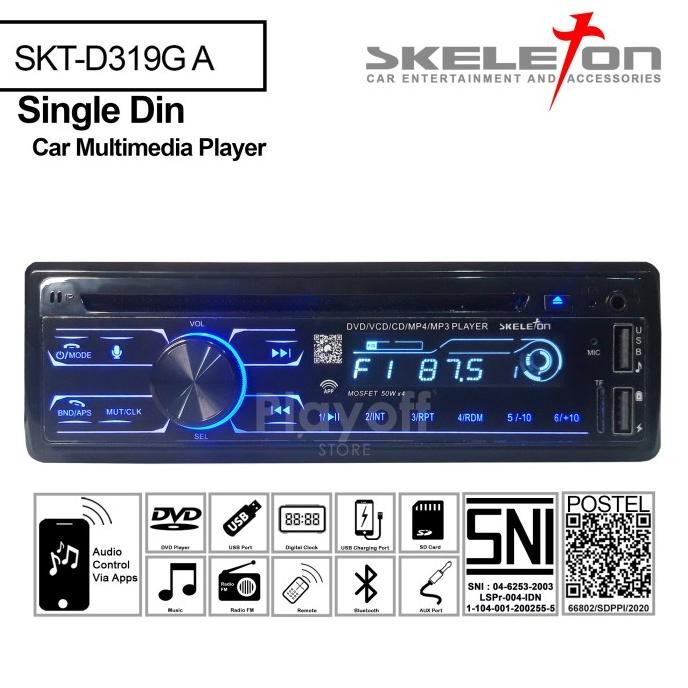 Terlaris Single Din DVD Multimedia Player Bluetooth USB SALE