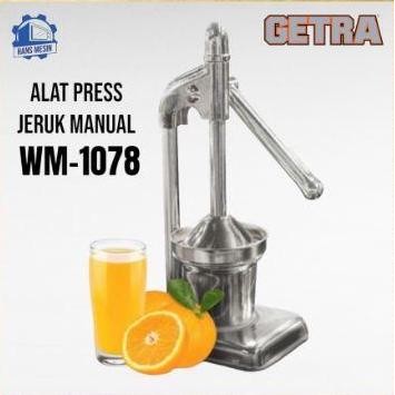 Mesin Alat Peras JEruk Manual Stainless Hand Press Juicer GETRA MW1078 Buah