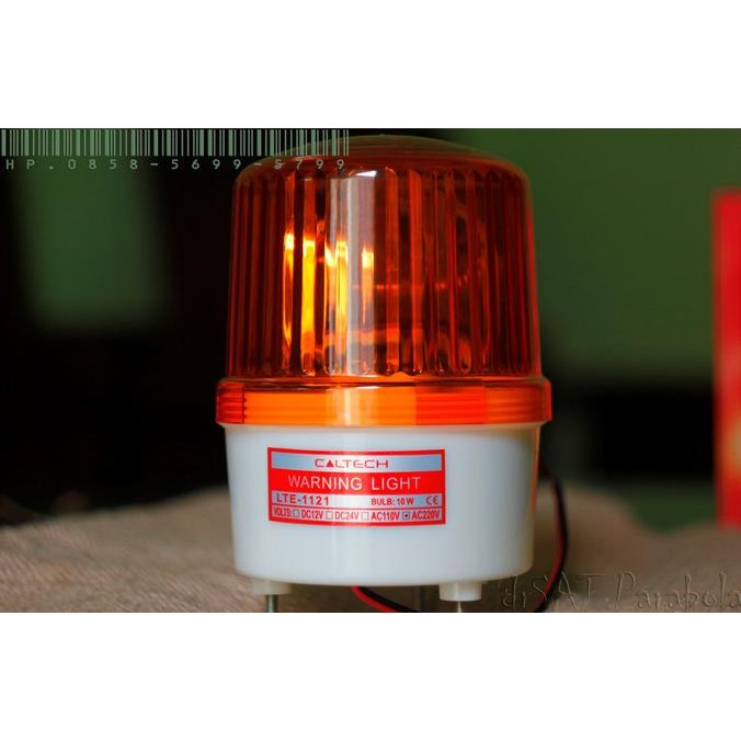 Lampu Rotari - Warning Light Rotary Lamp LTE-1121 AC-220V / DC 12V