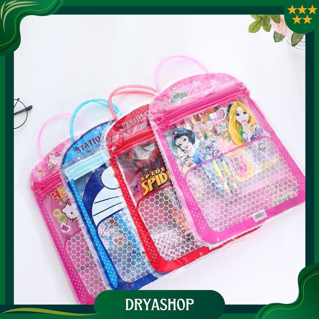 

Alat Tulis Set Tas 7In1 Stationary Set Paket Lengkap Peralatan Menulis Anak Tas Buku Pensil Penggaris Penghapus Rautan Bergambar Karakter Kartun Lucu | Cocok Untuk Hadiah Souvernir Ulang Tahun Anak Sekolah Sale