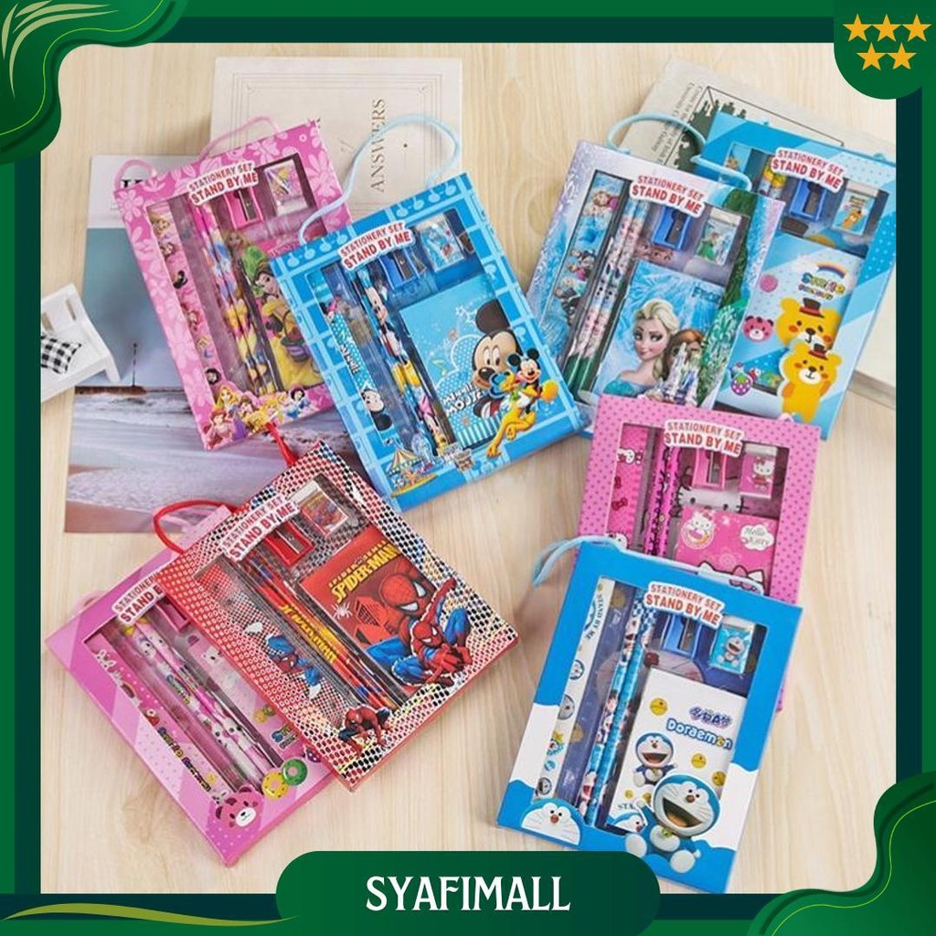 

Cod - S5994 Stationery Set Lucu Karakter / Paket Perlengkapan Alat Tulis / Souvenir Hampers Anak Sekolah / Set Alat Tulis 6 In 1 Promo Puncak