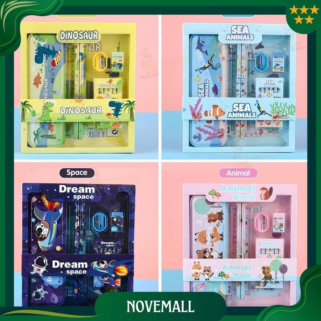 

Edden Stationary Hadiah Anak Set Kotak Pensil Anak Set Alat Tulis Kotak Pensil Anak Set Karakter Cod