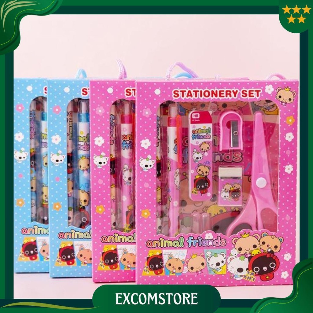 

Paket Alat Tulis Set / Stationery Set Memo / Souvenir Ulang Tahun Anak Gratis Ongkir