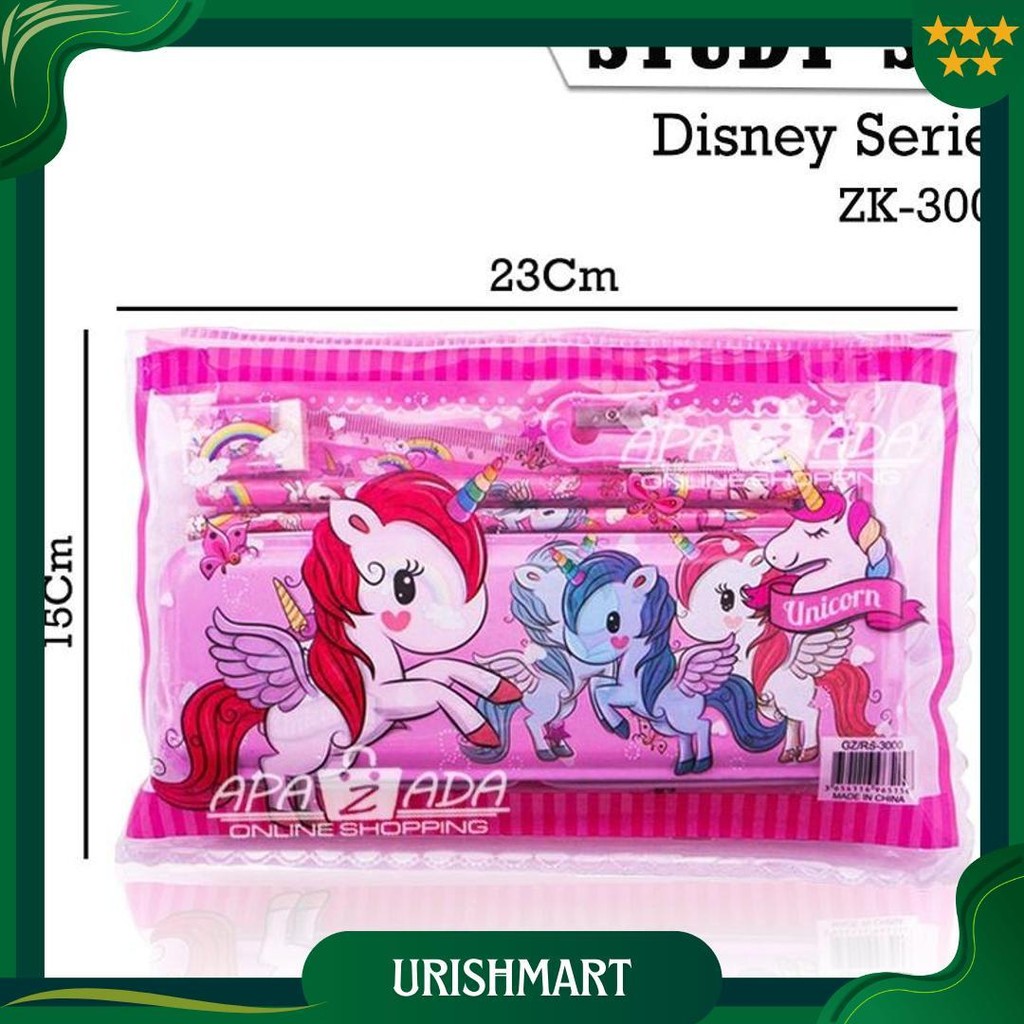 

Apazada - Paket Alat Tulis Study Set Karakter Zk-3000 Perlengkapan Sekolah Stationery Set Pouch Gratis Ongkir