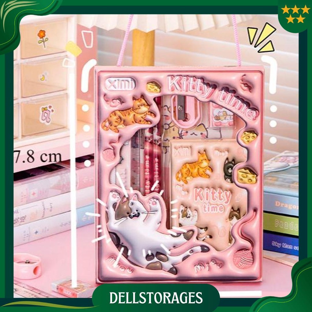 

[Karakterku] Set Alat Tulis Anak Sekolah Siswa Paket Lengkap Stationery Motif Lucu Pensil Kotak Pensil Cute Stationery Untuk Hadiah Souvenir Murah Terbaru Studyset-Ximi Sale