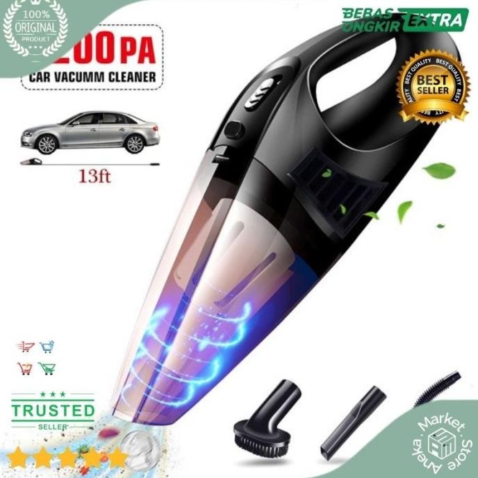 Promo Vacuum Cleaner Mobil Multifungsi Portable Terbaik / Vakum Mobil 100W COD