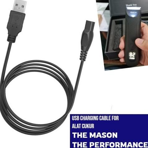 Kabel Adaptor Charger Usb Shaver The Mason Alat Cukur The Performance TEB