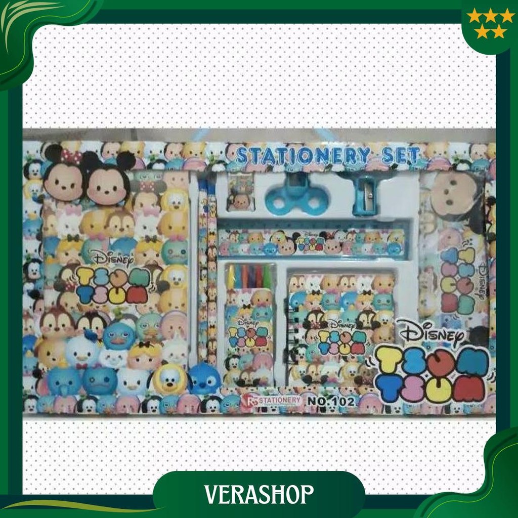 1 Set Alat Tulis Karakter Frozen / Alat Tulis Frozen /Alat Tulis Anak Promo Puncak