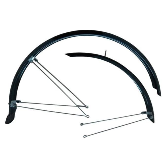 slebor spakbor fender sepeda polygon hybrid Black