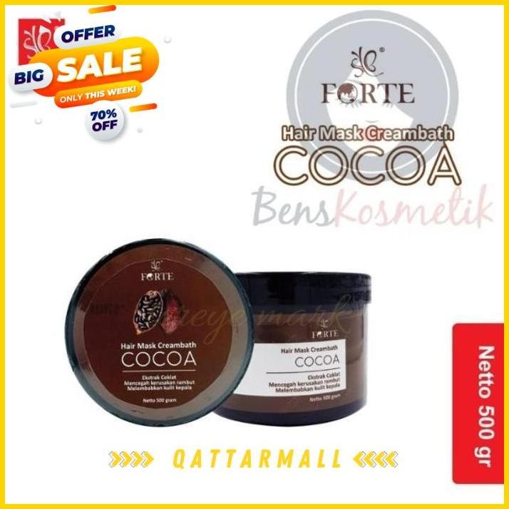 COCOA SYB FORTE HAIR MASK CREAMBATH BPOM / HAIR MASK CREMBATH SYB QATTAR MALL KUALITAS TERBAIK
