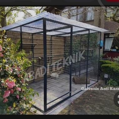 Kandang Rumah Kucing Kelinci Hamster Besar Tingkat