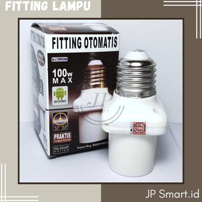 Fitting Lampu Otomatis timer fitting sensor lampu
