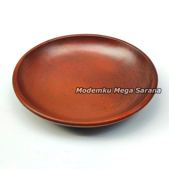 An85 Cobek Tanah Liat Jumbo Diameter 30 cm - Piring Saji Gerabah Besar Tahan Panas Cowek Coek Cowet 