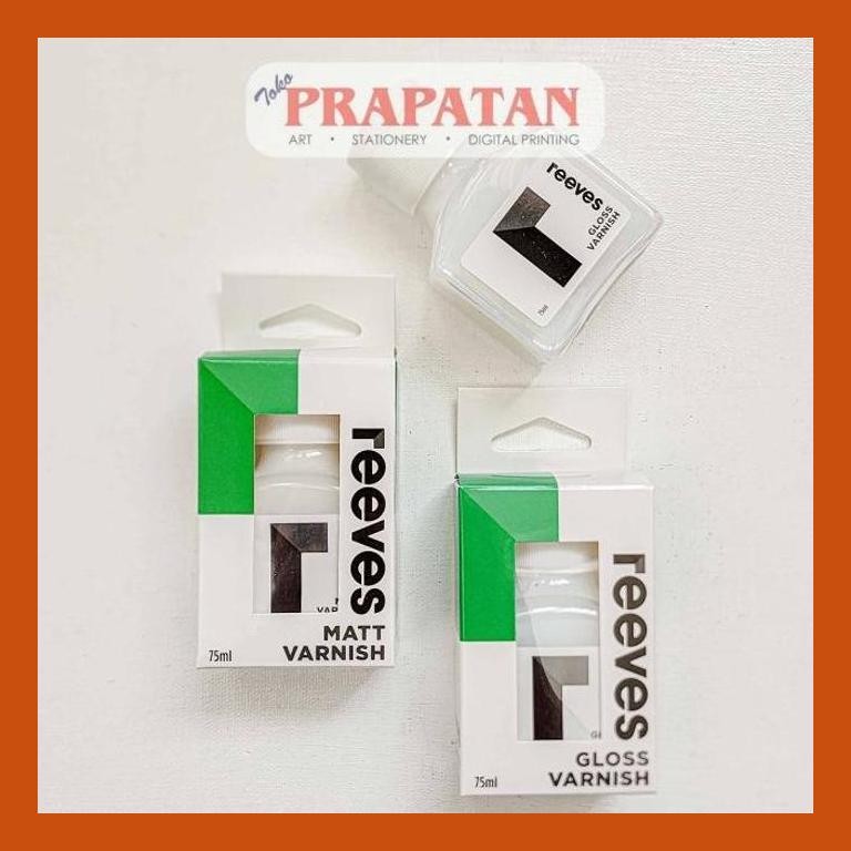 

[ PERALATAN LUKIS / GAMBAR ] REEVES ACRYLIC VARNISH 75ML | VARNISH CAT AKRILIK PACKING AMAN