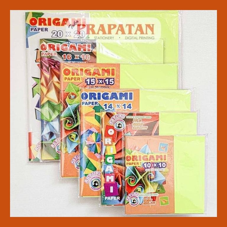 

[ PERALATAN LUKIS / GAMBAR ] KERTAS LIPAT ORIGAMI 15 X 15 CM / ORIGAMI PAPER ASTURO SIAP KIRIM