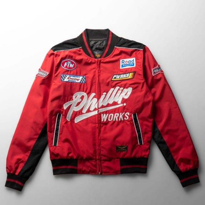 " Jacket Bomber Road Runner Racing Outter Jacket Racing Phillipworks "