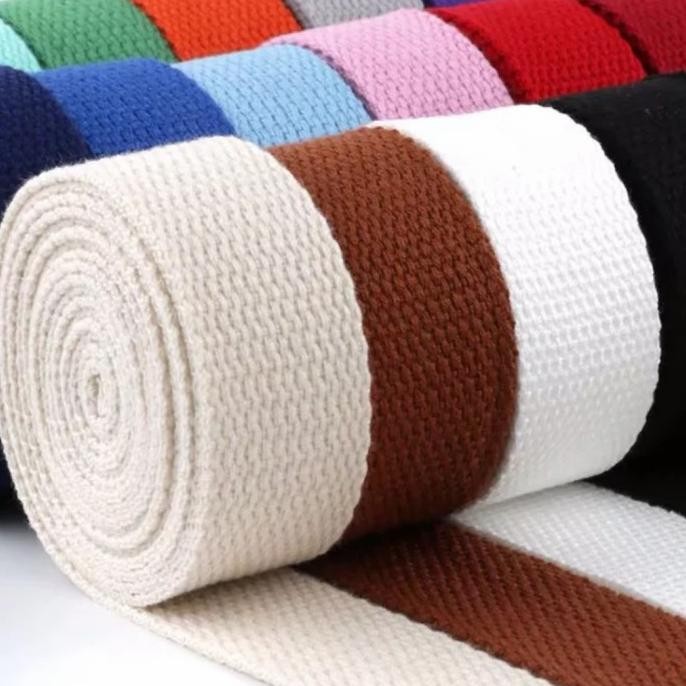 

1 Rol Webbing Kanvas 3.8 Cm Panjang 50 Yard Original Dan Terpercaya