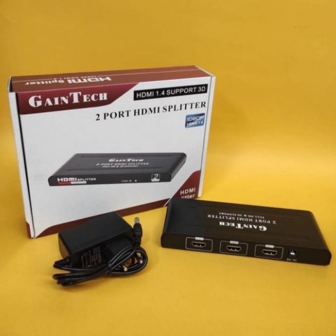 Sale Hdmi Splitter 2 Port Gaintech Spliter - 2 Port