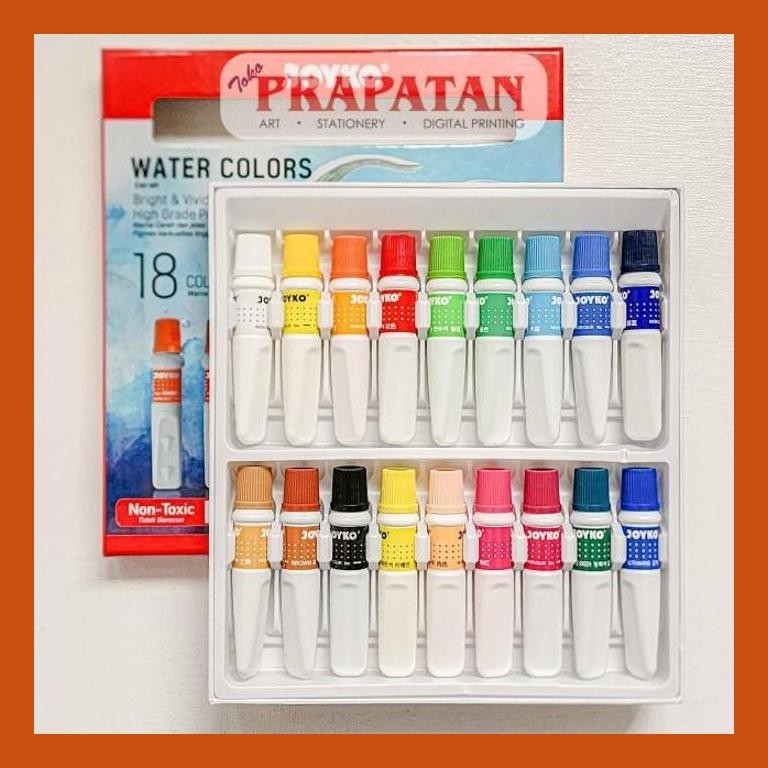 

[ PERALATAN LUKIS / GAMBAR ] TITI WATERCOLOR / CAT AIR TITI 18 WARNA COD