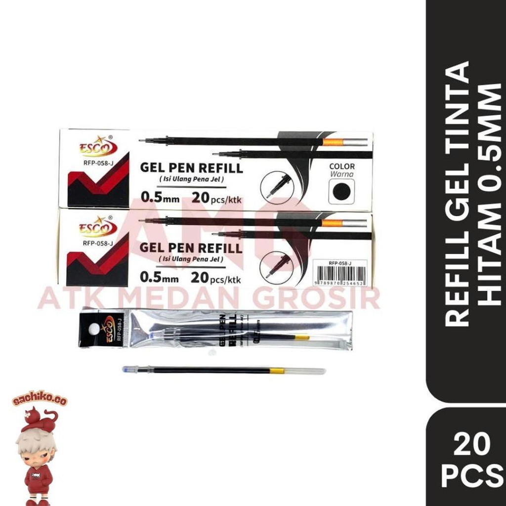 

Refill Pulpen Gel 20 Pcs / Kotak Sale