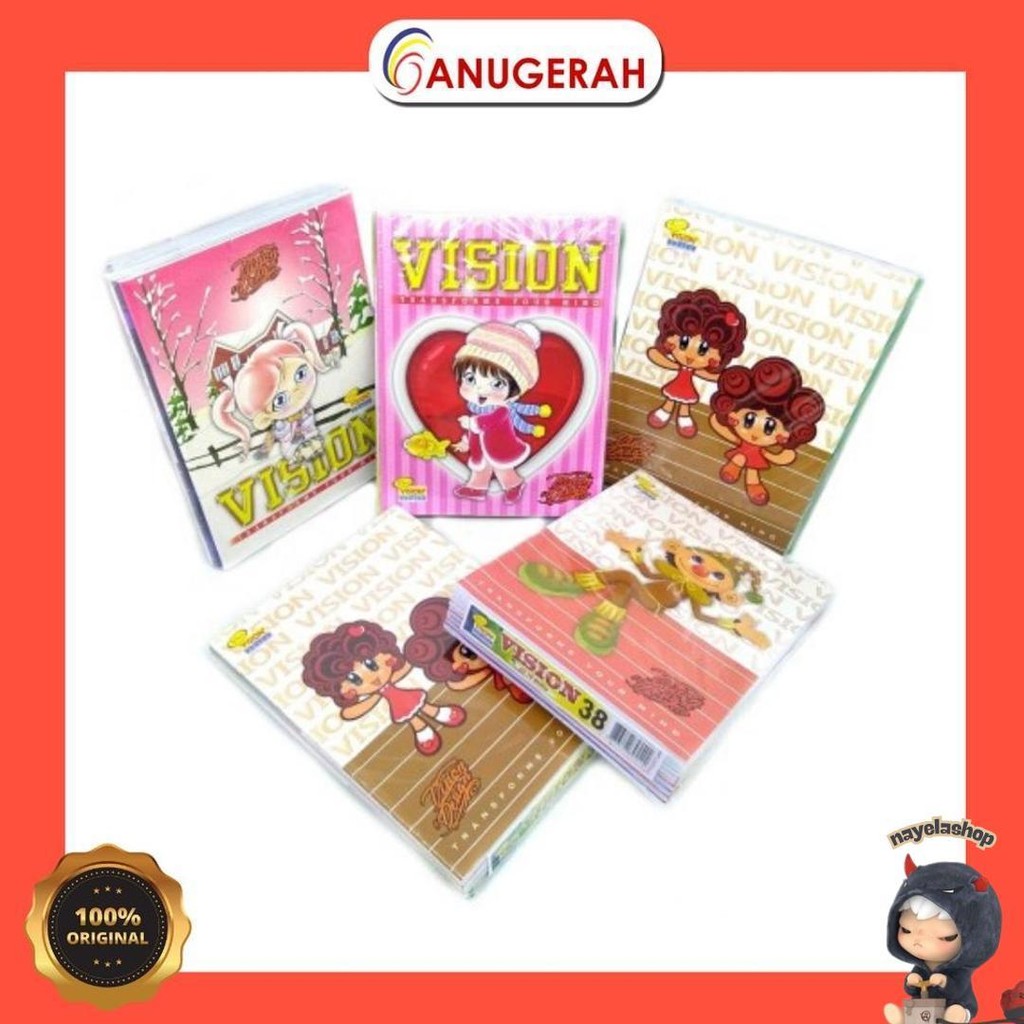 

Buku Tulis Vision 38 Lembar (Pack / Isi 10 Pcs) Sale
