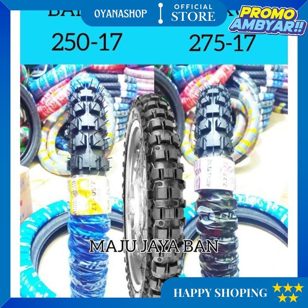 Ban Motor Cros Cangkul Trail Besar 250-17 Dan 275-17 Ban Bebek Ban Ring 17 Ban Cangkul Ban Trail Cod