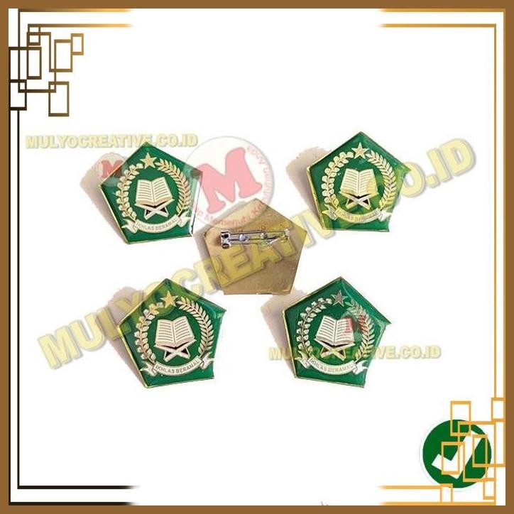 [MCV] PIN LOGO KEMENAG LENCANA PIN KEMENTERIAN AGAMA AKSESORIS