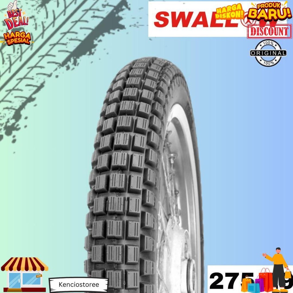 Ban Luar Motor Swallow Ring 19 275 Ban Semi Trail Cross Ring 19 275 Ban Tahu Ring 19 275 Promo 4.4