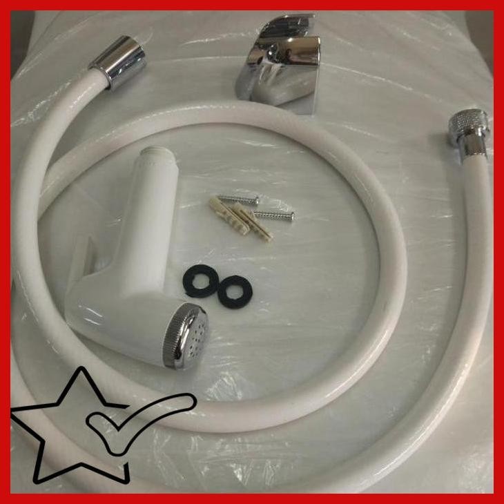[UBK] STOP KRAN + JET SHOWER TOTO PUTIH