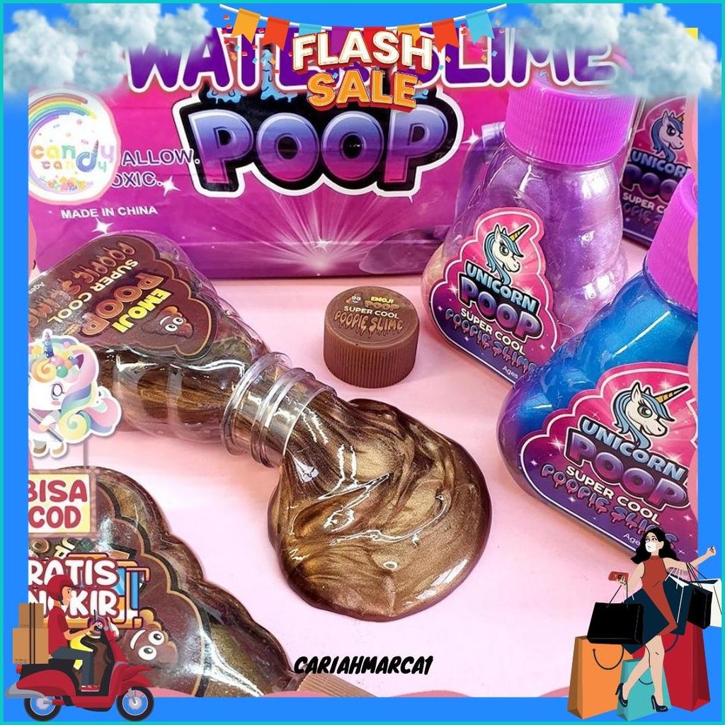 Mainan Water Slime Botol Mini Original Produk