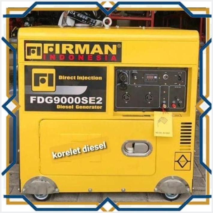 [KOR] GENSET SILENT SOLAR FIRMAN FDG9000SE2 6KW / GENERATOR SILENT FIRMAN