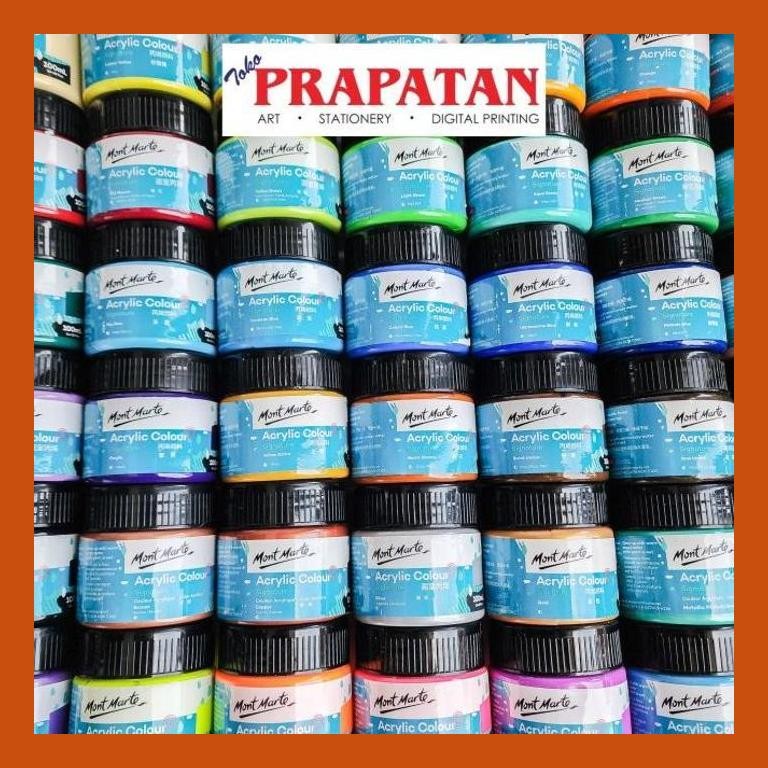 

[ PERALATAN LUKIS / GAMBAR ] MONT MARTE ACRYLIC SIGNATURE 100ML PART 2 | CAT AKRILIK PACKING AMAN