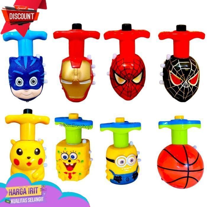 Today Gasing Lampu Mainan Anak Gasing Beyblade Lampu Karakter Kartun Lampu Dan Musik