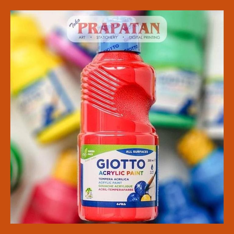 

[ PERALATAN LUKIS / GAMBAR ] GIOTTO ACRYLIC PAINT 250ML | CAT AKRILIK GOOD QUALITY