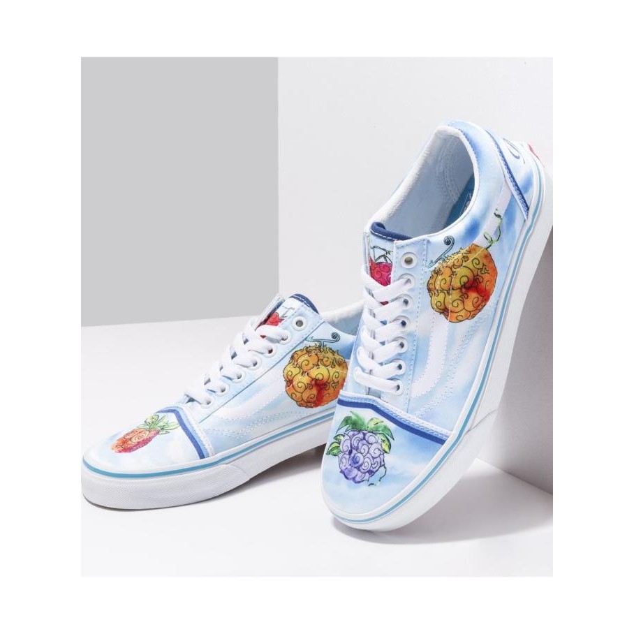 Grosir Vans X One Piece Old Skool Devil Fruit True Blue