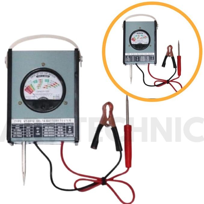 Batere Battery Baterai Tester DELTA FUKUSHIMA Alat Tes Aki Accu ANALOG
