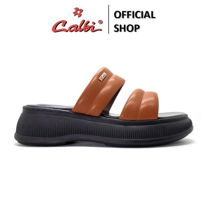 Sandal Wanita Remaja Kekinian Terbaru 2025 Ayk 559 Sandal Wedges Slip-On Wanita 5,5Cm Nyaman Polos R