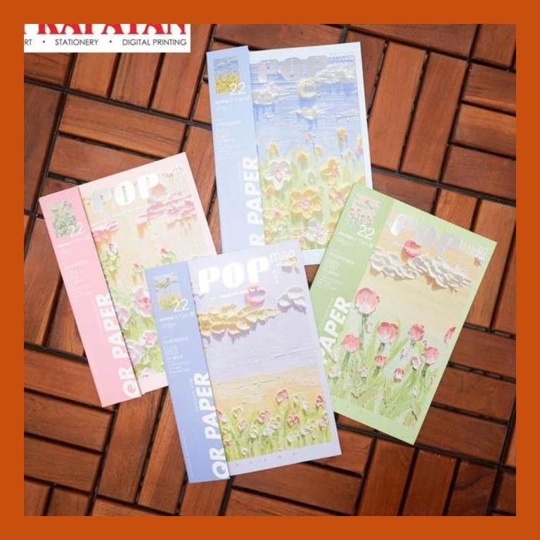 

[ PERALATAN LUKIS / GAMBAR ] POP MAG SPRING FLOWERS RULED NOTEBOOK B5 | BUKU TULIS GOOD QUALITY