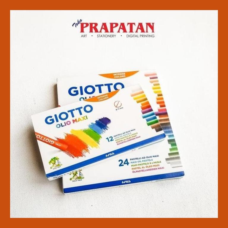 

[ PERALATAN LUKIS / GAMBAR ] GIOTTO OLIO MAXI OIL PASTEL 12/24 WARNA GOOD QUALITY