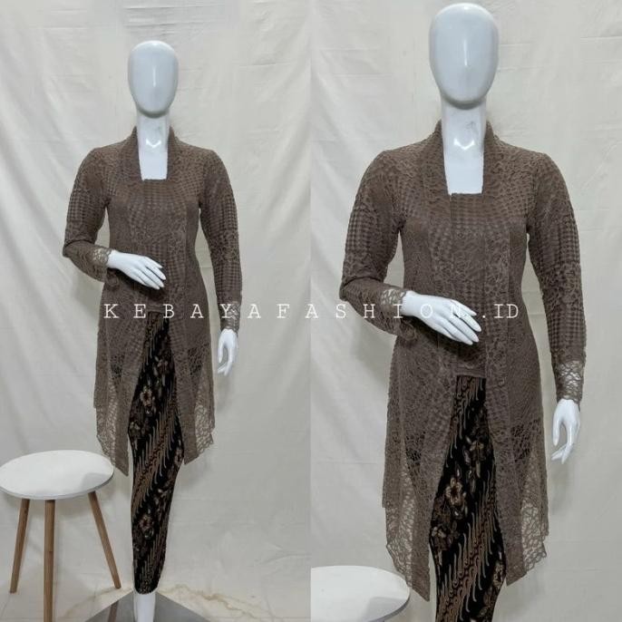KEBAYA KUTU BARU/KEBAYA BROKAT/KEBAYA TILLE/KUTU BARU PANJANG ds