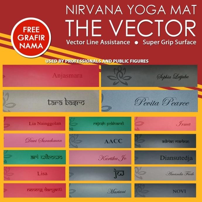 Terlaris Nirvana The Vector Matras Yoga Ready Stok
