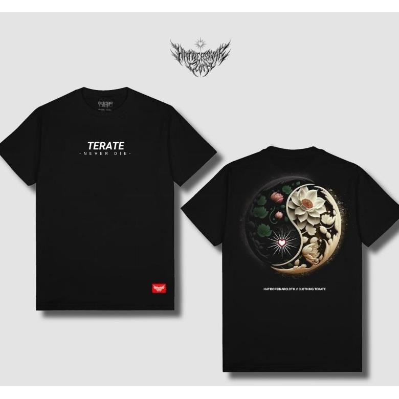 Bisa COD Kaos Psht Terbaru Kaos Psht Japanese Kaos Bunga Teratai Kaos Psht 3D Kaos Terate Never Die 