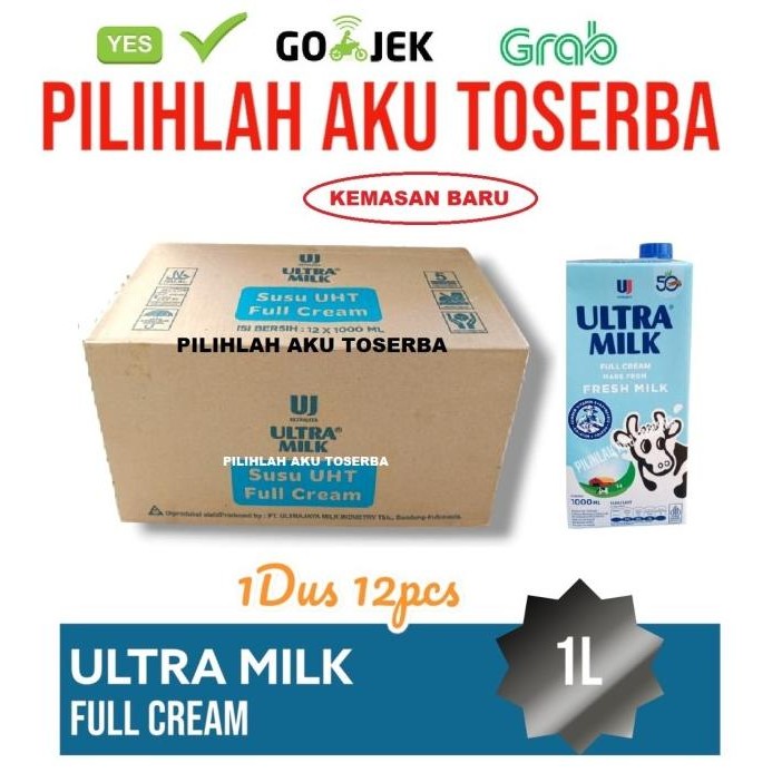 

SUSU ULTRA FULL CREAM 1 LITER - (1 DUS ISI 12) ORIGINAL DAN TERPERCAYA
