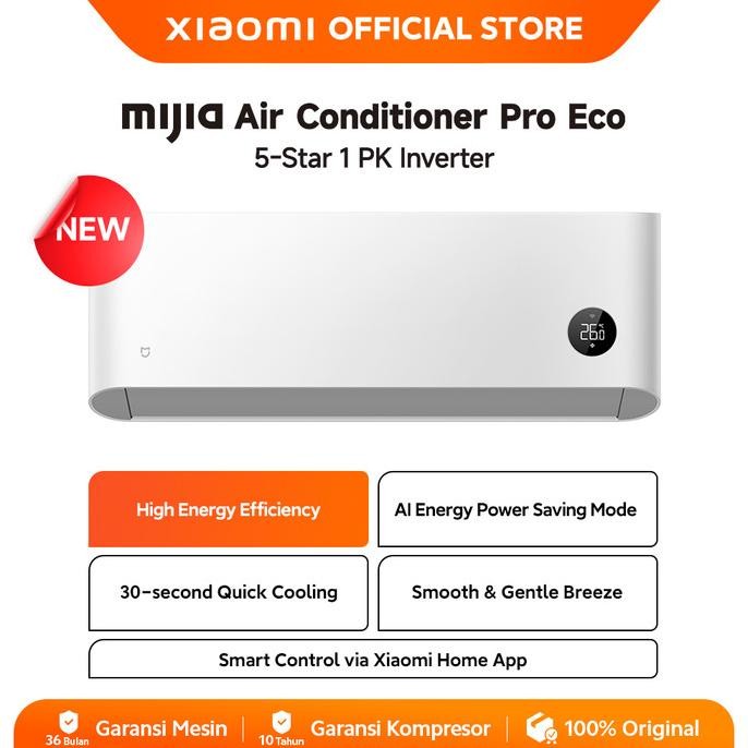 CO Mijia Air Conditioner Pro Eco 5-Star | Efficient & AI Power Saving | 30s Quick Cooling [Official 